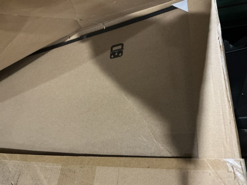 Condition photo showing Good Condition for americanflat 24x36 poster frame with polished front cover - slide-in photo frame with buildable molding - fusion collection - picture frames for wall display - black 1 pack 24x36 black