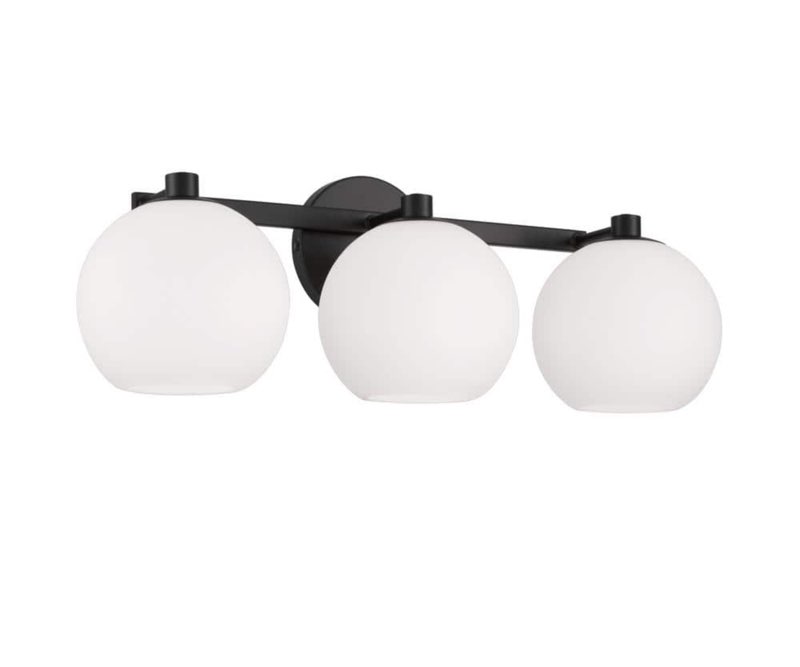 Capital Lighting 152131-548 Ansley 3 Light 23 Wide Vanity Light - Black