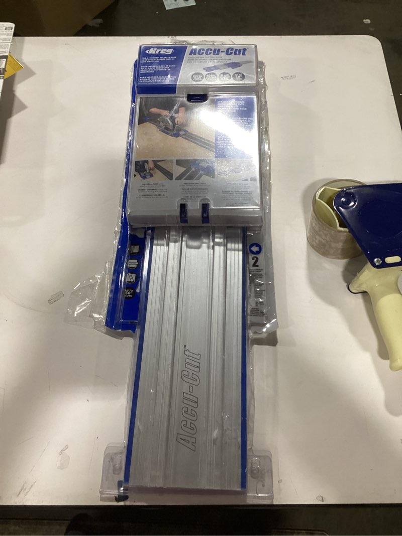 Condition photo showing Good Condition for Kreg Accu-Cut Cutting Jig - Rips, Crosscuts, and Angled Cuts up to 48-Inch with Universal Saw