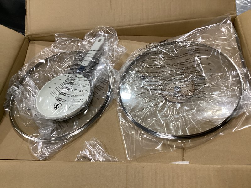 Condition photo showing Good Condition for 25pcs pots and pans set non stick, ceramic cookware with titanium-reinforced nonstick coating, pfas-free & induction ready, long-lasting performance, full kitchen set with 3 casseroles