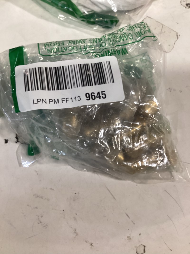 Condition photo showing New/Like New for poolzilla 25 pack pool safety cover threaded brass insert screw bolt for anchor