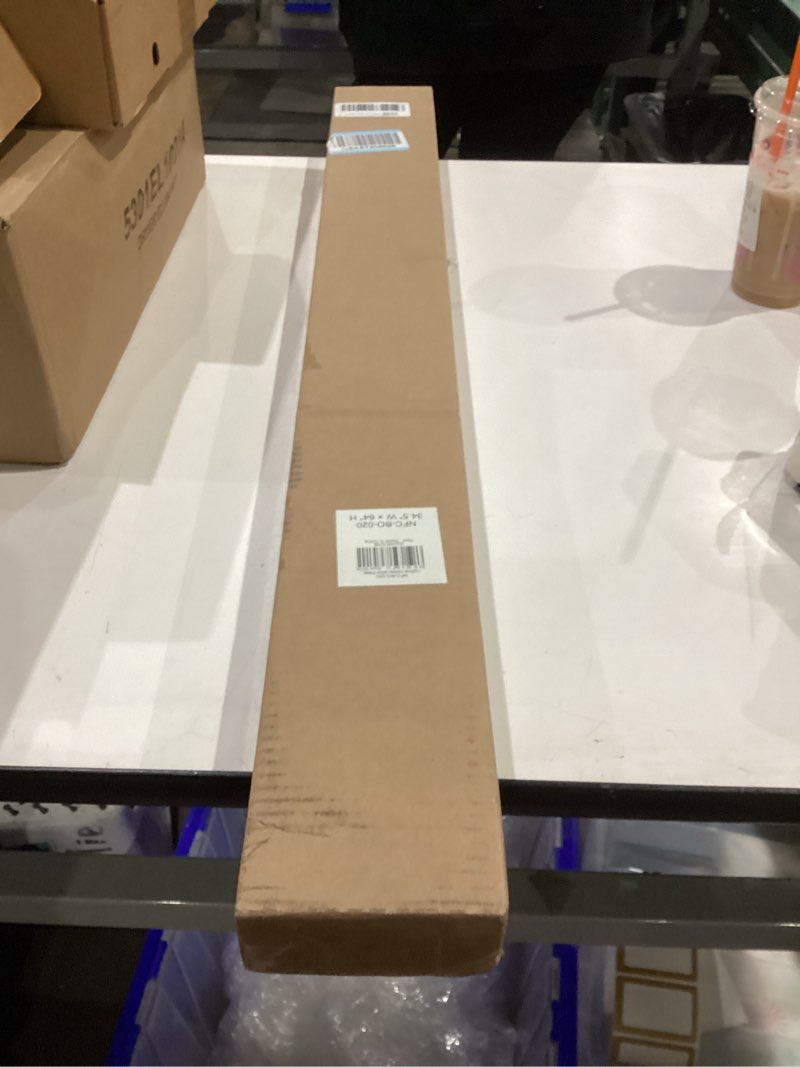 Condition photo showing New/Like New for lazblinds cordless cellular shades, no tools no drill blackout honeycomb shades pleated blinds for windows, 34 1/2" w x 64" h, silver white blackout-silver white 34 1/2'' w x 64'' h