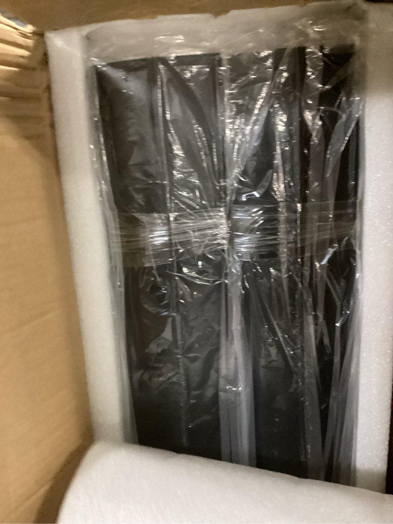 Condition photo showing Good Condition for 96 Inch Industrial Ceiling Fan - Large Ceiling Fan with DC Motor, 3 Downrods, 6-Speed Remote Control, 8 Reversible Aluminum Blades, Black Commercial Ceiling Fans for Shop/Gym/Warehouse/Garage