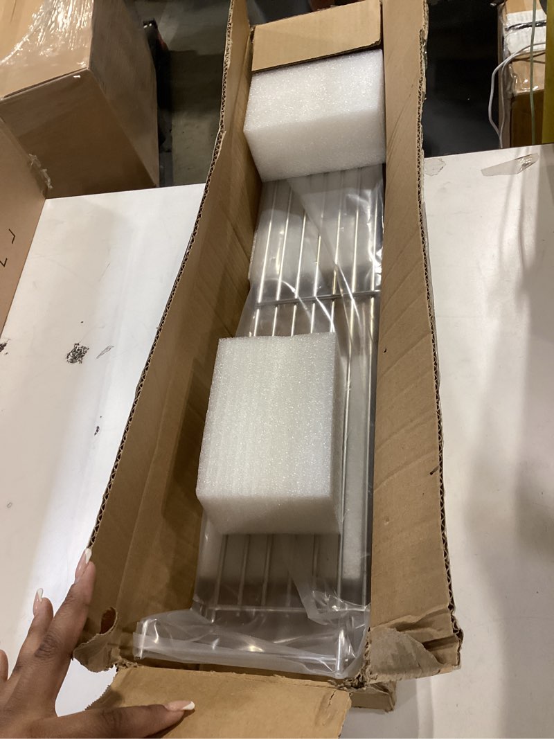 Condition photo showing Good Condition for 65054 stainless steel grill warming rack replacement for weber genesis 300 series, genesis e310, e320, e330, s310, s320, s330, grill replace part for weber 81323, 62749