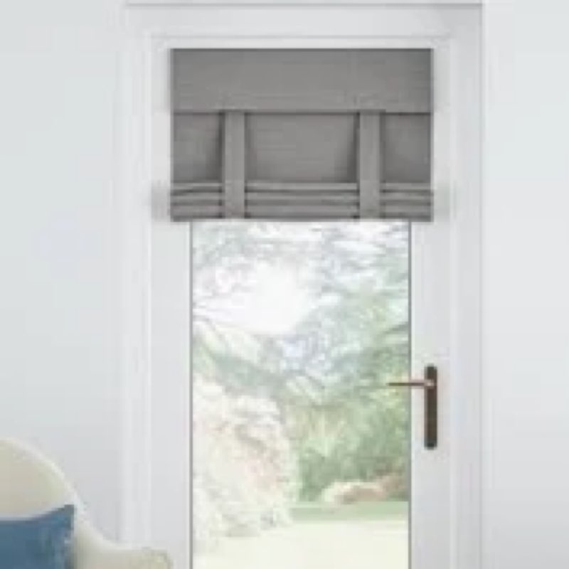 LazBlinds No Drill Roman Shades for Windows, Cordless Blackout Window Shades with UV Protection, Pol