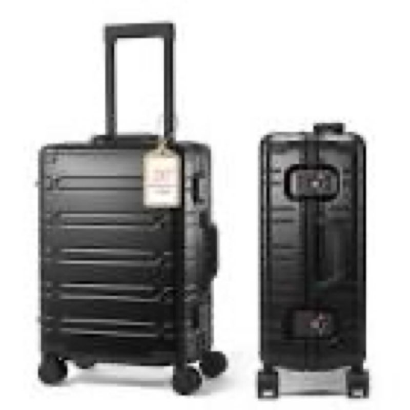 urbanexplorer all aluminum carry on luggage hard shell suitcases with spinner wheels zipperless lugg