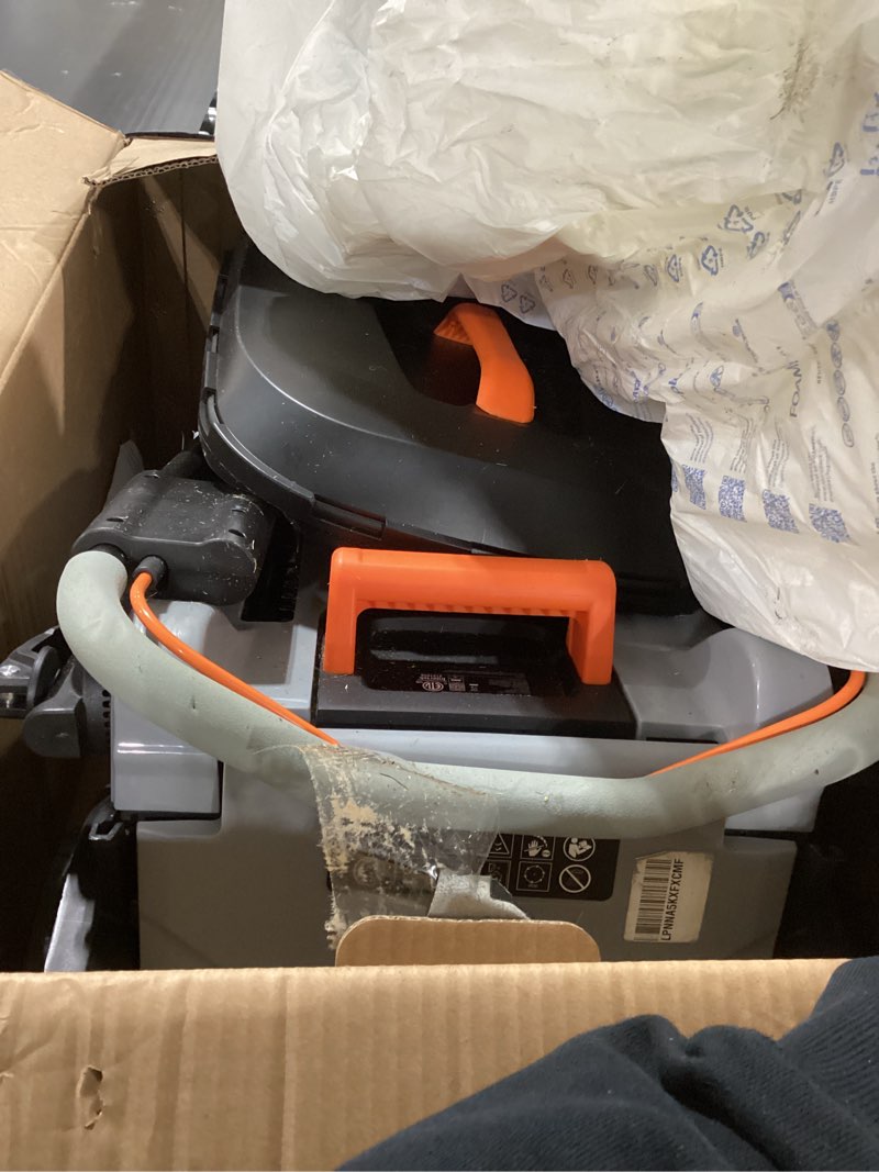 Condition photo showing As Is for Litheli 40V (2 x 20V) 16" Electric Lawn Mower Cordless, Walk Behind Lawn Mower with 6-Height Adjust, Portable & Lightweight Push Battery Powered Lawn Mower (2 * 4.0AH Batteries Included) 16" (2 x 4.0Ah) Brushed