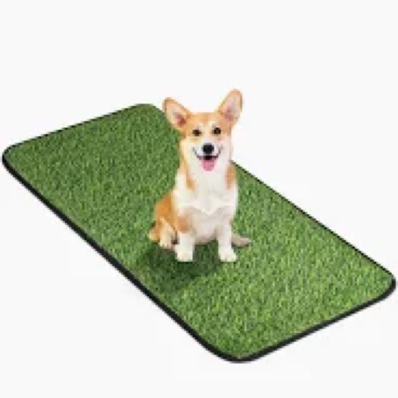artificial grass mat, dog grass pee pads, fake grass pad for pets potty training, soft grass rug, gr