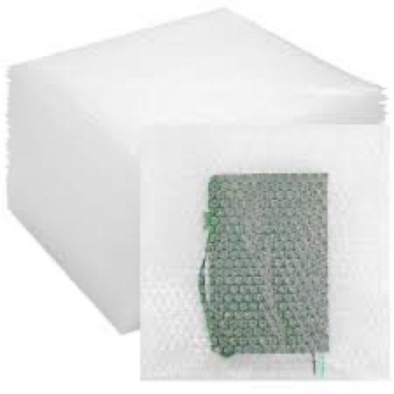 50Pcs Bubble Out Bags Pouches 12"x 12" Bubble Pouches Cushioning Packaging Bags, Double Walled Cushi