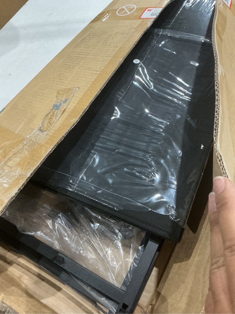 Condition photo showing Good Condition for 8-drawer dresser for bedroom, anti-tip tall storage organizer chest of drawers with wooden top and metal frame fabric bins for closet, living room, hallway, entryway, black black 11.8"d x 31.4"w x 36.3"h (8 drawers)