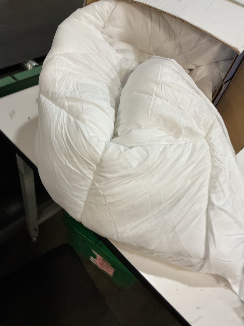 Condition photo showing As Is for easeland queen size mattress pad pillow top mattress cover quilted fitted mattress protector cotton top stretches up 8-21" deep pocket cooling mattress topper (60x80 inch, white) white queen