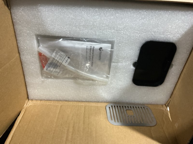 Condition photo showing Good Condition for novete reverse osmosis water filter countertop, uv cold water down to 32?, nsf/ansi 42/58 certified, 4:1 pure to drain, no installation needed, 8-stage ro water filtration system, crf0a-qs, white