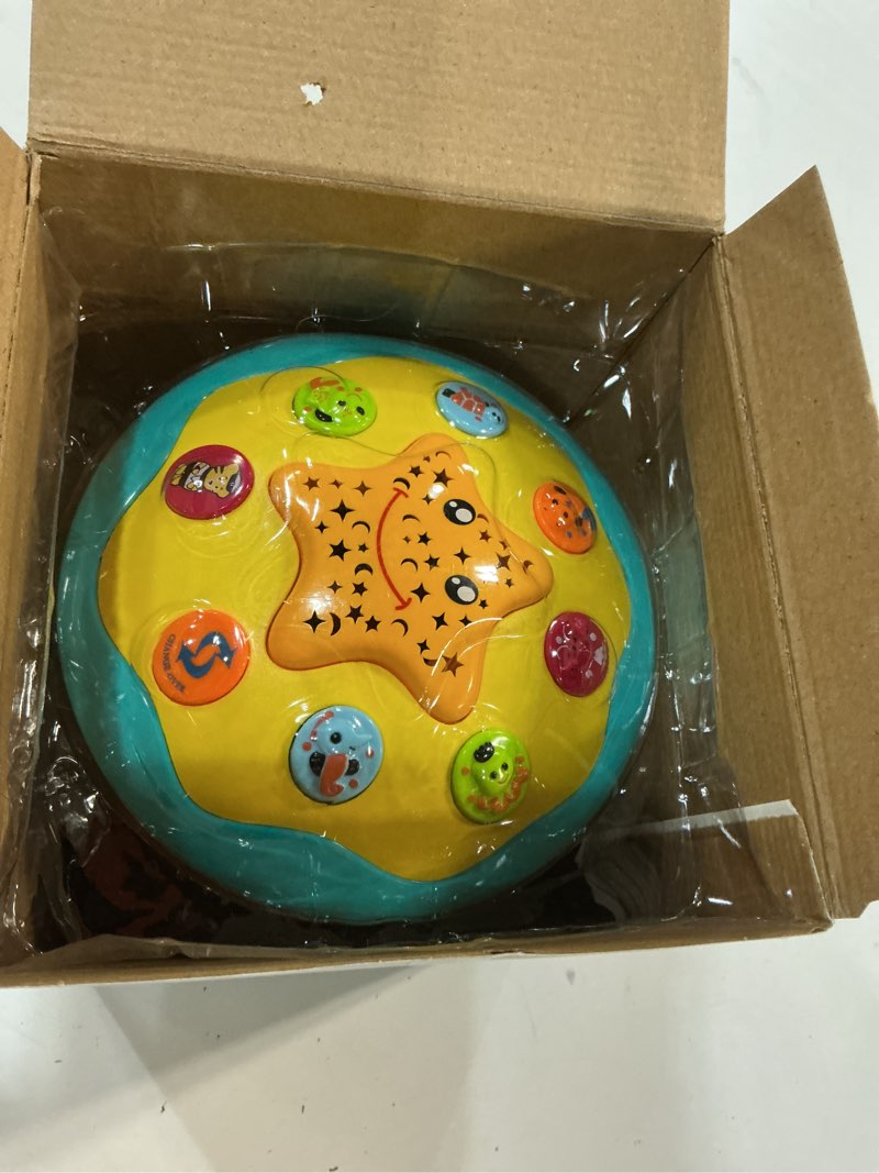 Condition photo showing New/Like New for Baby Toys 6-12 Months Ocean Projector Rotating Musical Light Up Tummy Time Toys for Infant 0-6 3-6 Months Baby Aquarium Crawling Toys 4 5 6 7 8 9 12-18 Months Boy Girl 1 Year Old Birthday Easter Gifts
