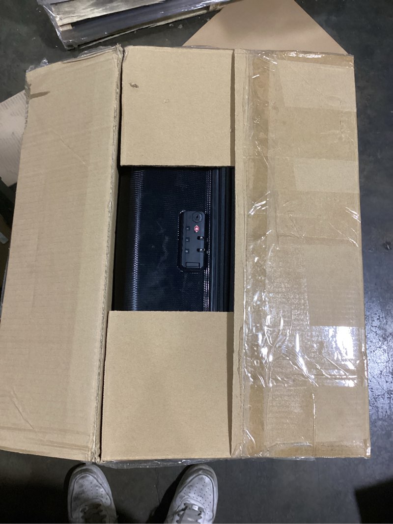 Condition photo showing Good Condition for Amazon Basics 30" Hardside Large Checked Luggage, Hardshell Suitcase With Wheels, Expandable For Up to 15% More Space, With Scratch-Resistant Surface, Four Multi-directional Wheels, Black Black Large Checked