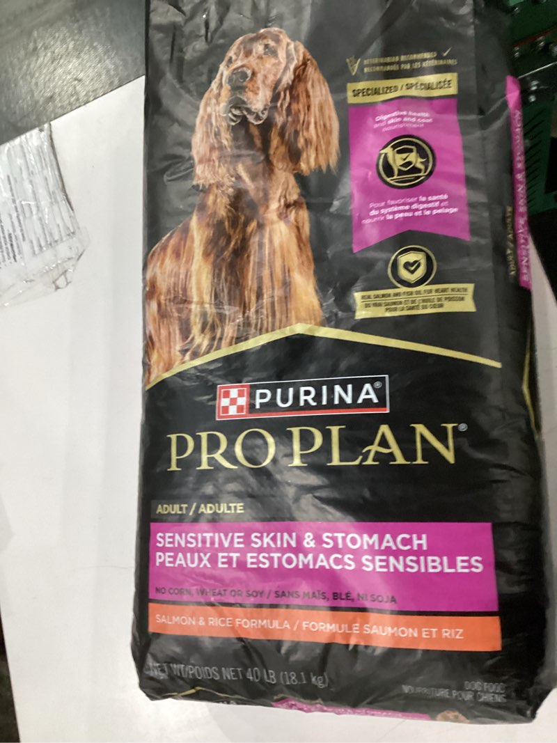 Condition photo showing Good Condition for purina pro plan sensitive skin and stomach dog food salmon and rice formula - 40 lb. bag