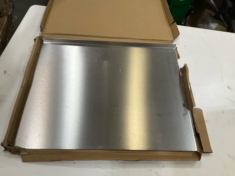 Condition photo showing As Is for titanium cutting boards for kitchen?titanium cutting board large? dishwasher safety, easy to clean, cutting boards non toxic, non slip&low noise chopping board(19.6 * 15.3) 19.6"l x 15.3"w