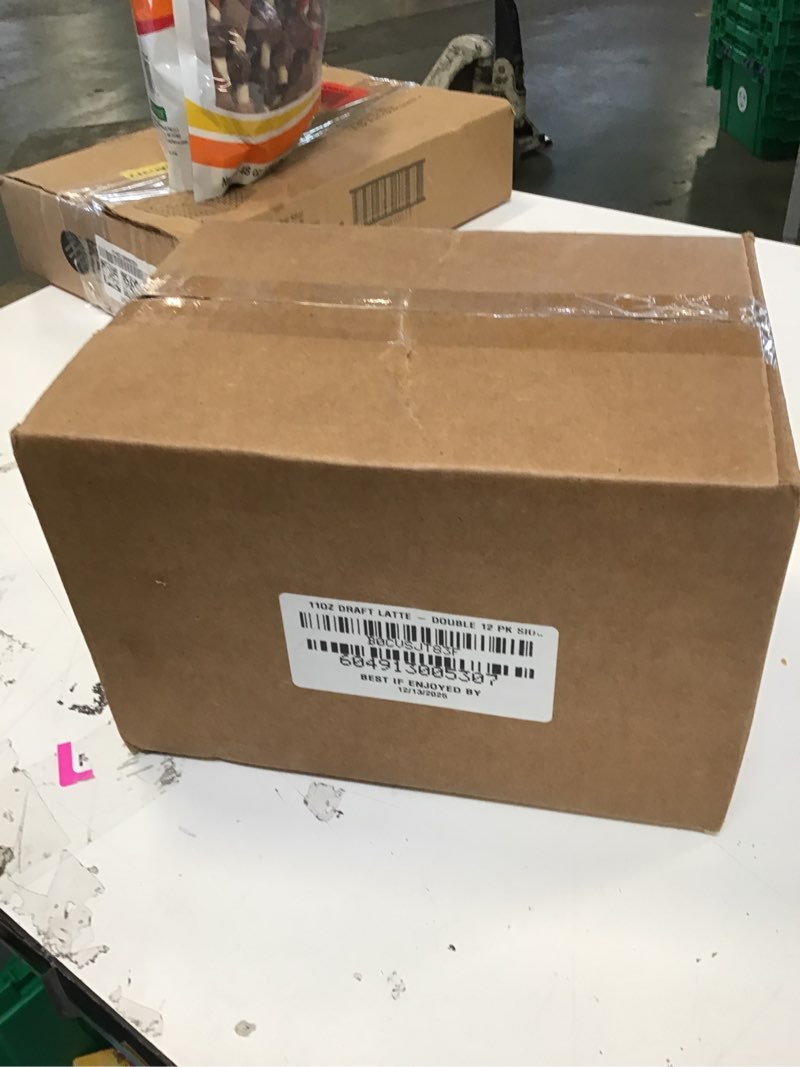 Condition photo showing New/Like New for La Colombe Coffee, Double Draft Latte, 11 fl oz Cans (Pack of 12), Coffeehouse Quality Cold Brew, Specialty Grade Coffee Beans, Ready-to-Drink On-the-Go