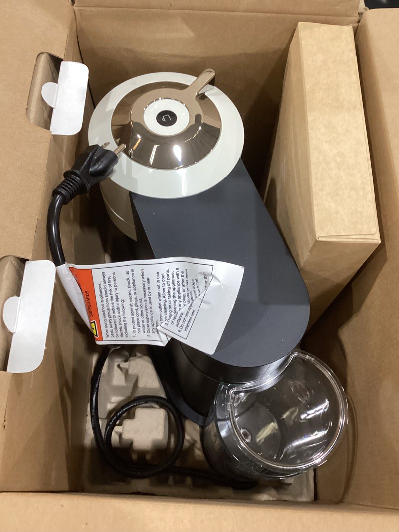 Condition photo showing Good Condition for nespresso vertuo next coffee and espresso maker by de'longhi, white machine only white