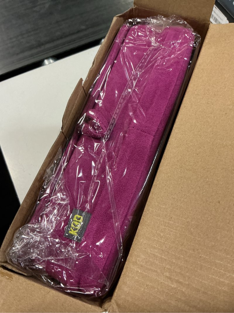 Condition photo showing New/Like New for kdd tablet pillow stand with storage, foldable ipad holder for lap, desk and bed, angle adjustable soft pad dock with stylus mount compatible with ipad pro, air, mini, book, phone and tablet (4-13") dark purple