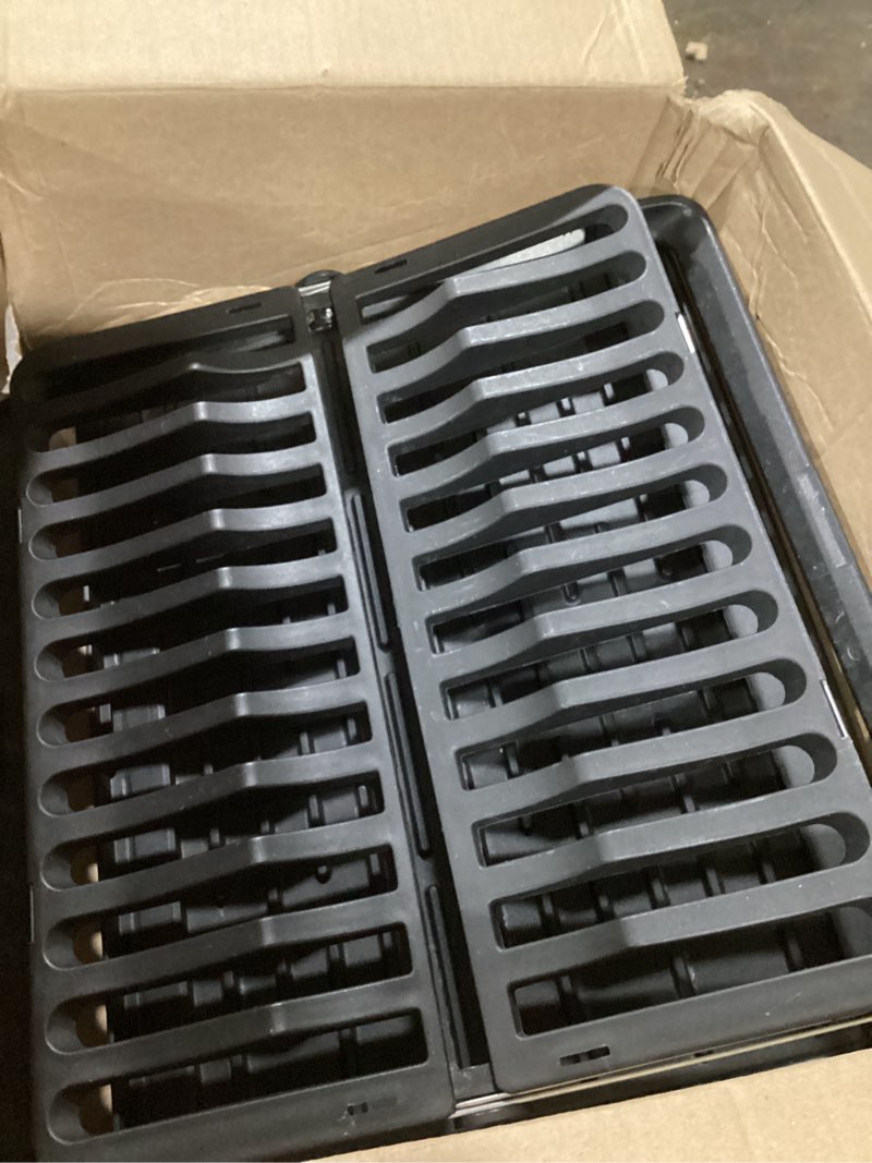 Condition photo showing Good Condition for jingchengmei all metal 1u 19 inch server rack wire management system-horizontal rack mount 12 larger slots cable manager (ahmma1u12s, black)