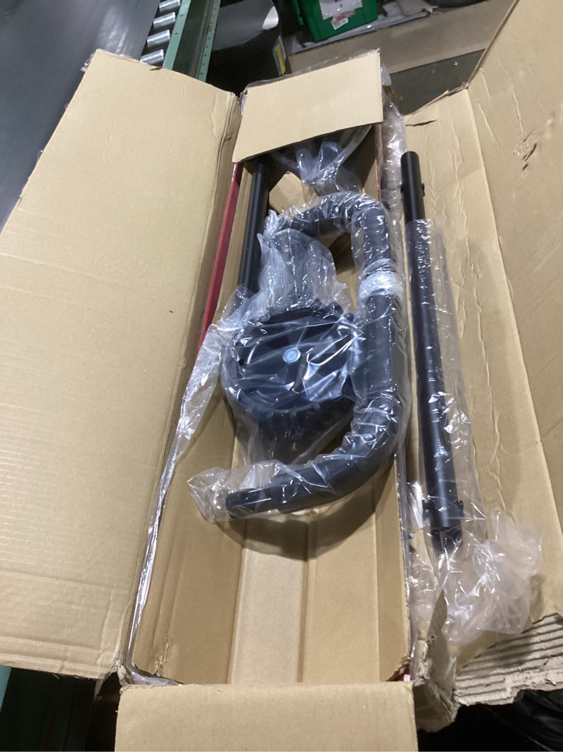 Condition photo showing New/Like New for 38 Inch Snow Shovel for Driveway, Brewin SnowPro Bi-Direction Heavy Duty Snow Pusher with Wheels and Angled Blade for Efficient Snow Removal, Back Saver Snow Plow for Doorway Sidewalk