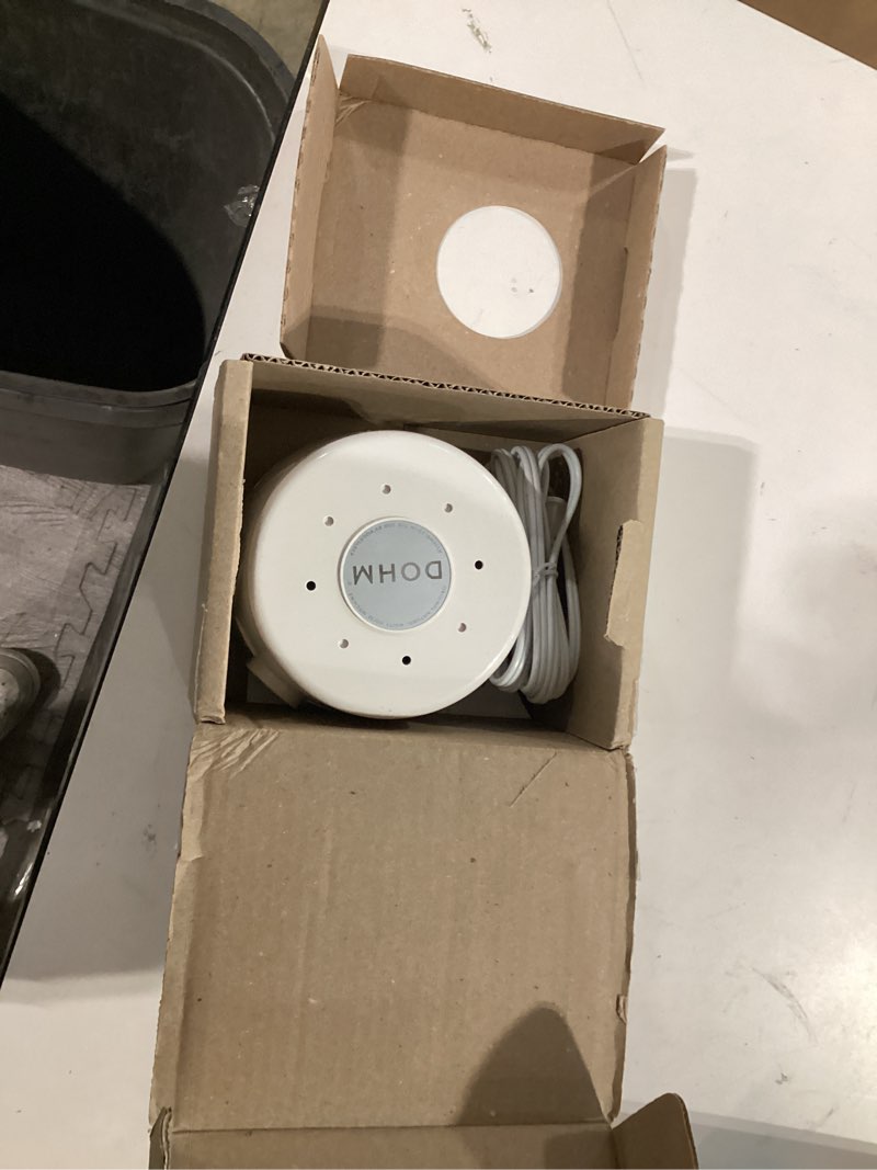 Condition photo showing Good Condition for yogasleep dohm classic (white) the original white noise sound machine, soothing natural sounds from a real fan, sleep therapy for adults & baby, noise cancelling for office privacy & meditation white pack of 1