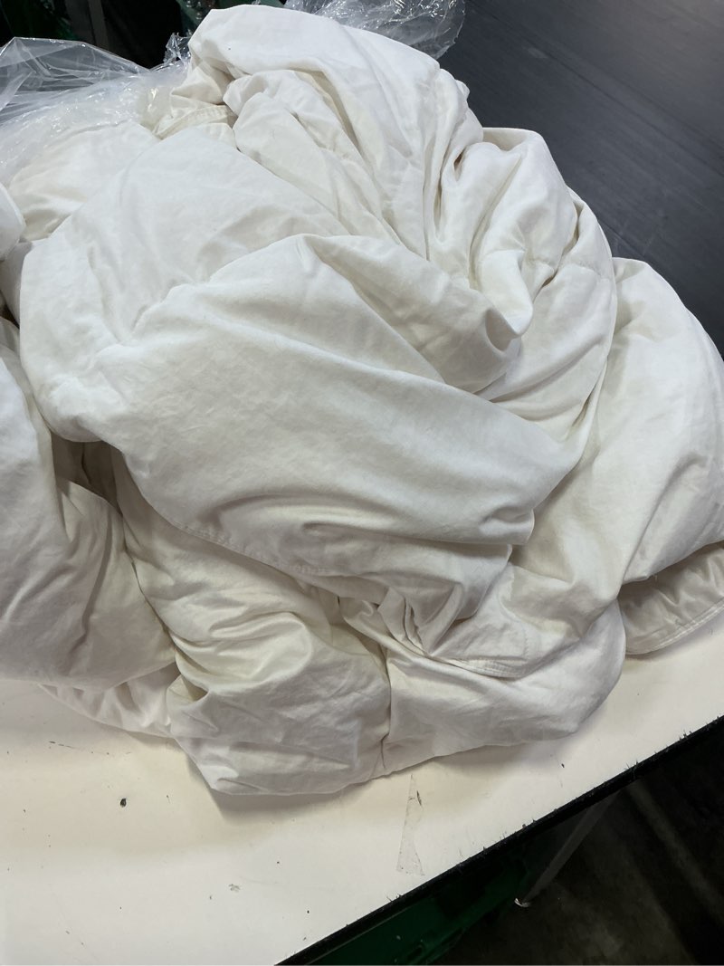 Condition photo showing Good Condition for premium down duvet insert, twin, down size: king/cal king