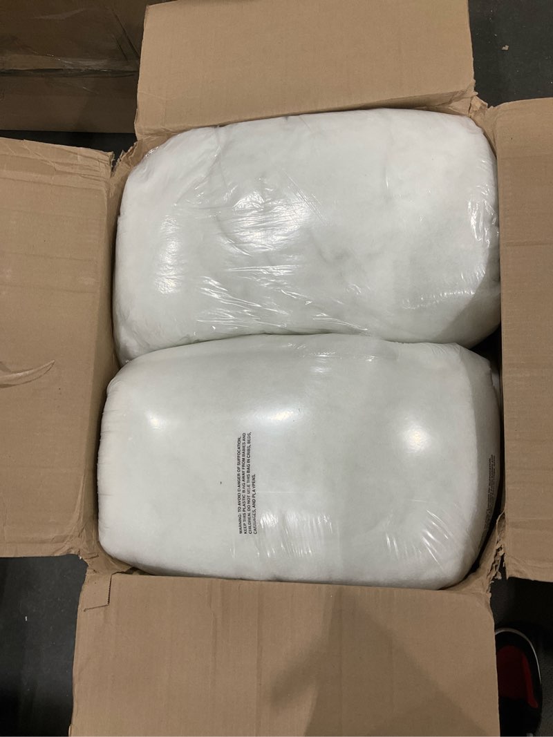 Condition photo showing New/Like New for fairfield the original poly-fil, premium polyester fiber fill, soft pillow stuffing, stuffing for stuffed animals, toys, cloud decorations, and more, machine-washable poly-fil fiber fill, 5 lbs. box 5 lb white