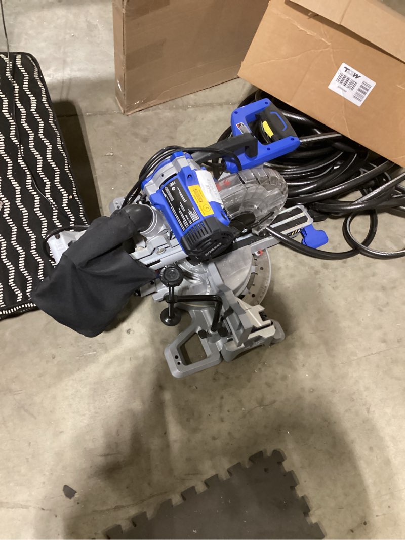 Condition photo showing Good Condition for k.balt compact 12-in 15-amp dual bevel sliding compound corded miter saw
