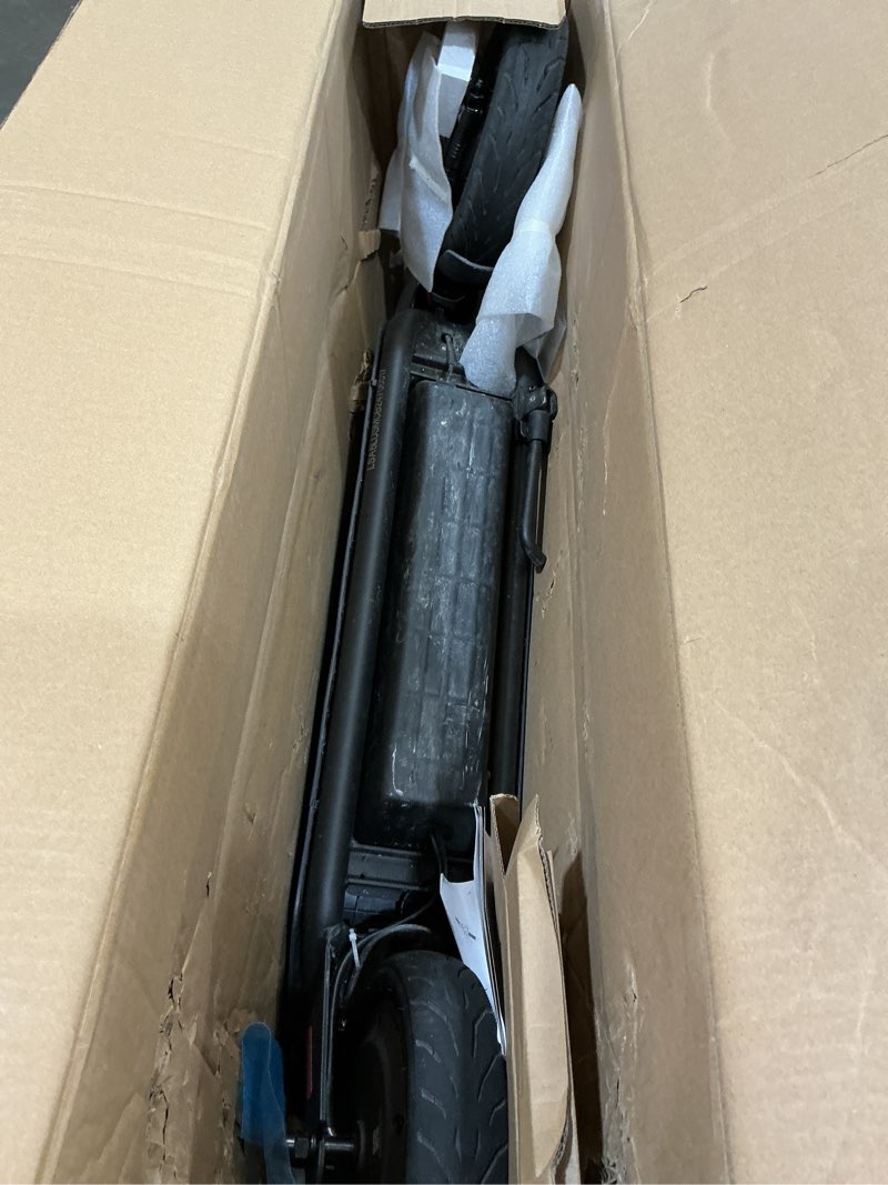 Condition photo showing As Is for megawheels electric scooter,electric scooter adults teens,10in pneumatic tires,350/500/600w motor,19/31 miles range,15.5mph e scooter with smart app control for commuting, outdoor, short travel gift black