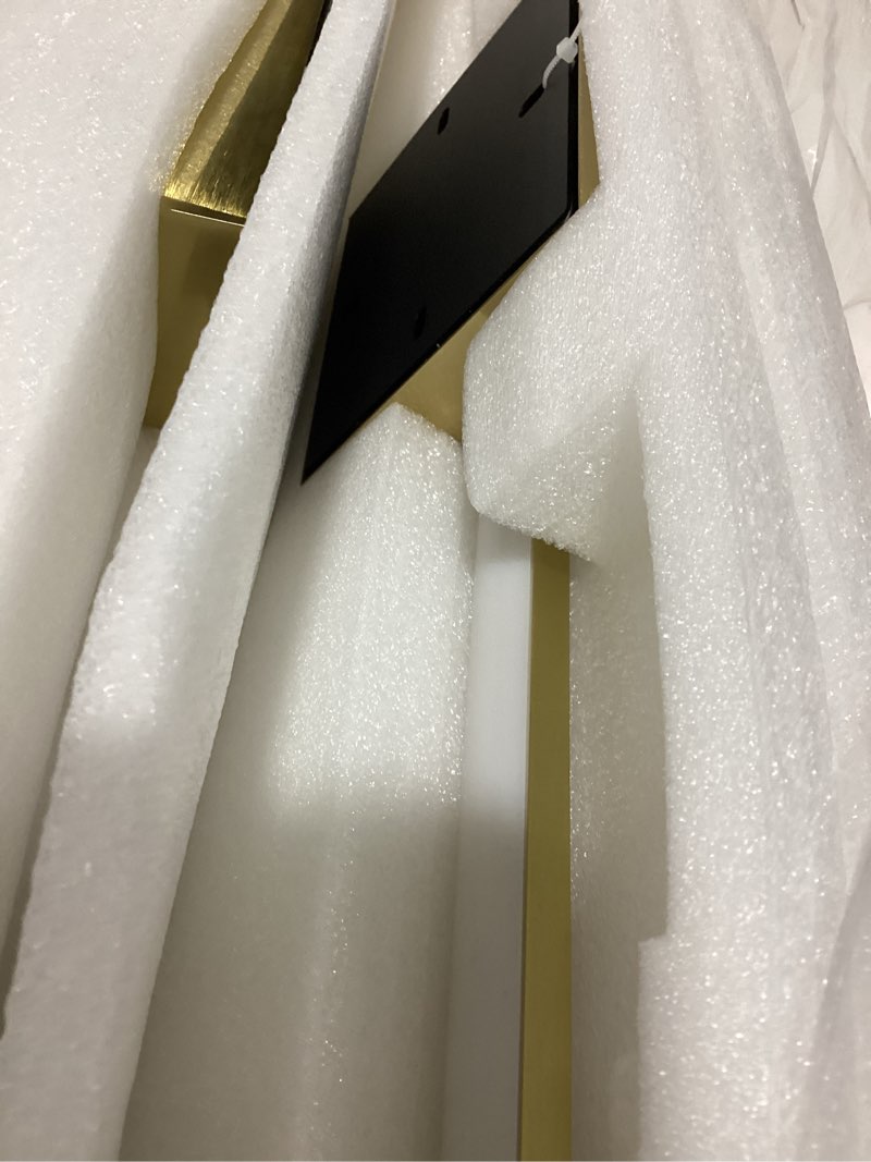 Condition photo showing As Is for Gold Battery Operated Wall Sconces Set of Two Wireless?Modern Rechargeable Wall Lights Set of 2 with 10000mAh?Dimmable Led Wall Lamps for Living Room Bathroom Bedroom Hallway Headboard Indoor Glod - LED 2 Pack