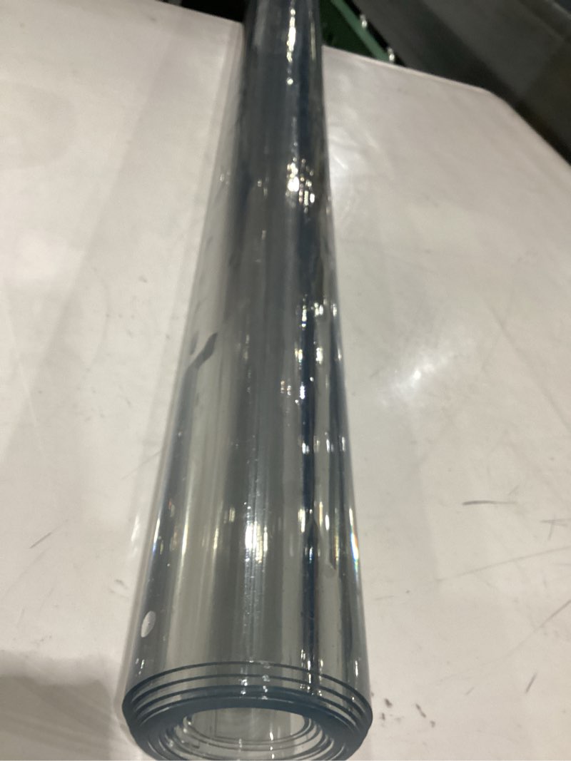 Leffora Clear Table Cover Protector 32 x 84 Inch, 1.5mm Thick Plastic Desk Protector Mat, Rectangula