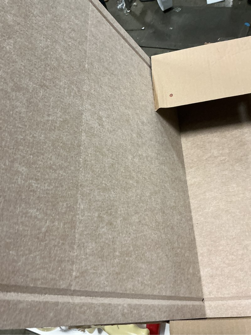 Condition photo showing As Is for MaxGear Large Bulletin Board 36" x 24", Foldable Felt Board Vision Board Supplies, Cork Board for Office, Home, School, Small Pin Boards for Walls Decorative Display Board Beige Brown