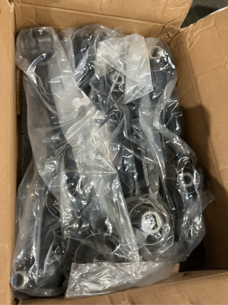 Condition photo showing Good Condition for control arm, 12 pcs suspension kit front lower ball joint sway bar stabilizer link outer & inner tie rod bellows replacement for toyota corolla 2003-2008