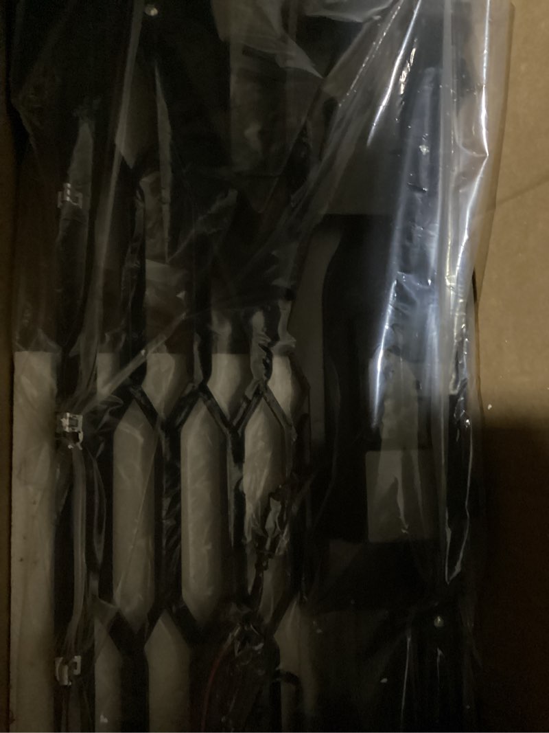 Condition photo showing Good Condition for matte black front bumper grille grill with amber led grille lights compatible with for ford bronco 2021 2022 2023 2024 2025 2026 2 door 4 door front grille replacement