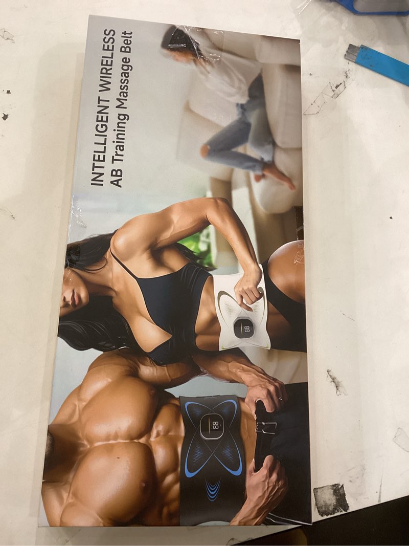 Ab training massage belt