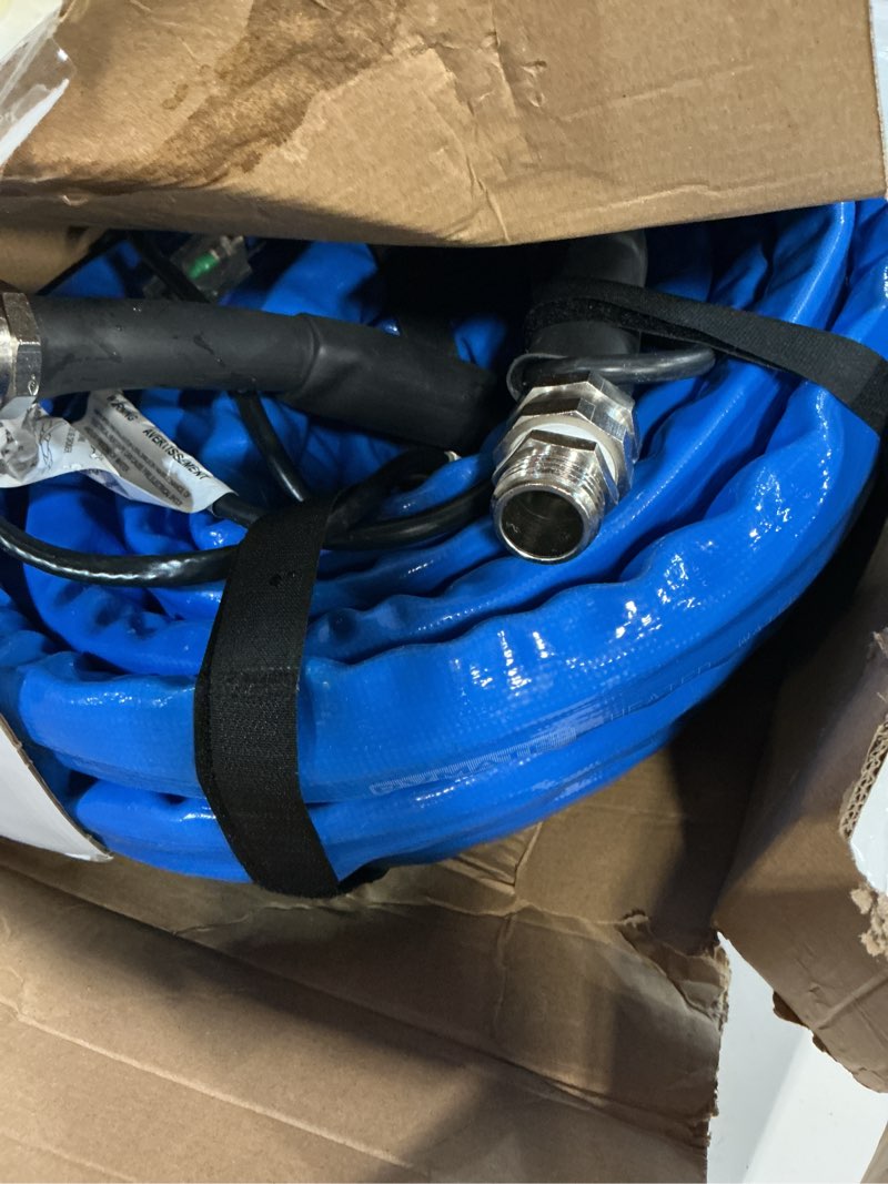 Condition photo showing As Is for RVMATE Heated Water Hose for RV 25FT, -20 ? Antifreeze Heated RV Water Hose with Energy Saving Thermostat, for RV/Camper/Home/Garden, RV Accessories