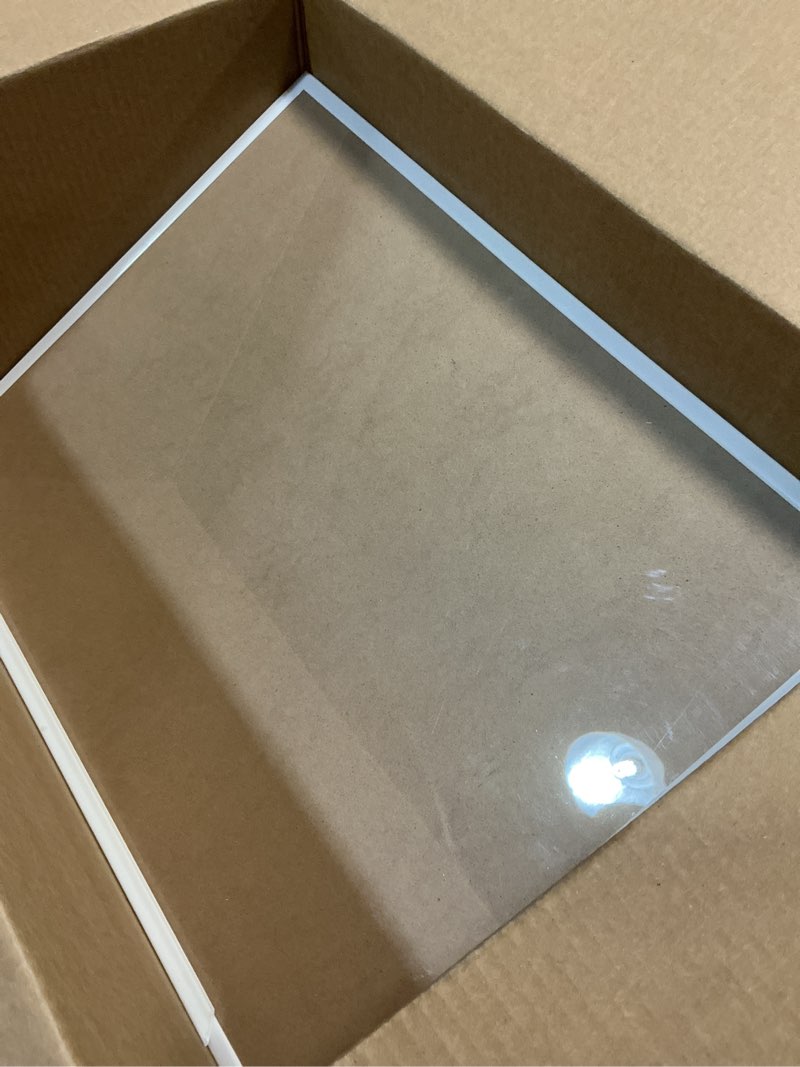 Condition photo showing As Is for upsimples 16x20 picture frame white 3 pack, scratch-proof poster frames 16 x 20 for photo gallery - slide-in strips, horizontal or vertical wall mounting white 16x20