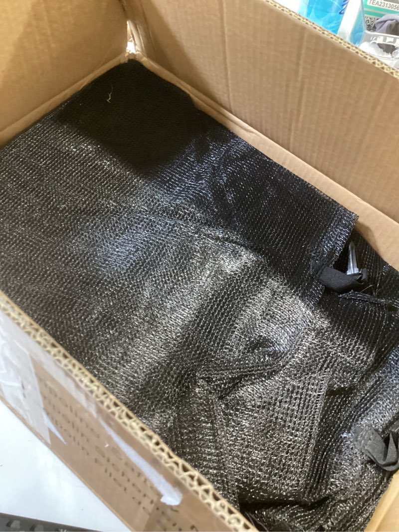 trampoline net replacement 10ft 12ft 14ft 15ft 16ft netting replacement for round frame trampolines enclosure net 6 poles 8 straight poles sleeve zipper protection buckles blue 14ft - 8 poles