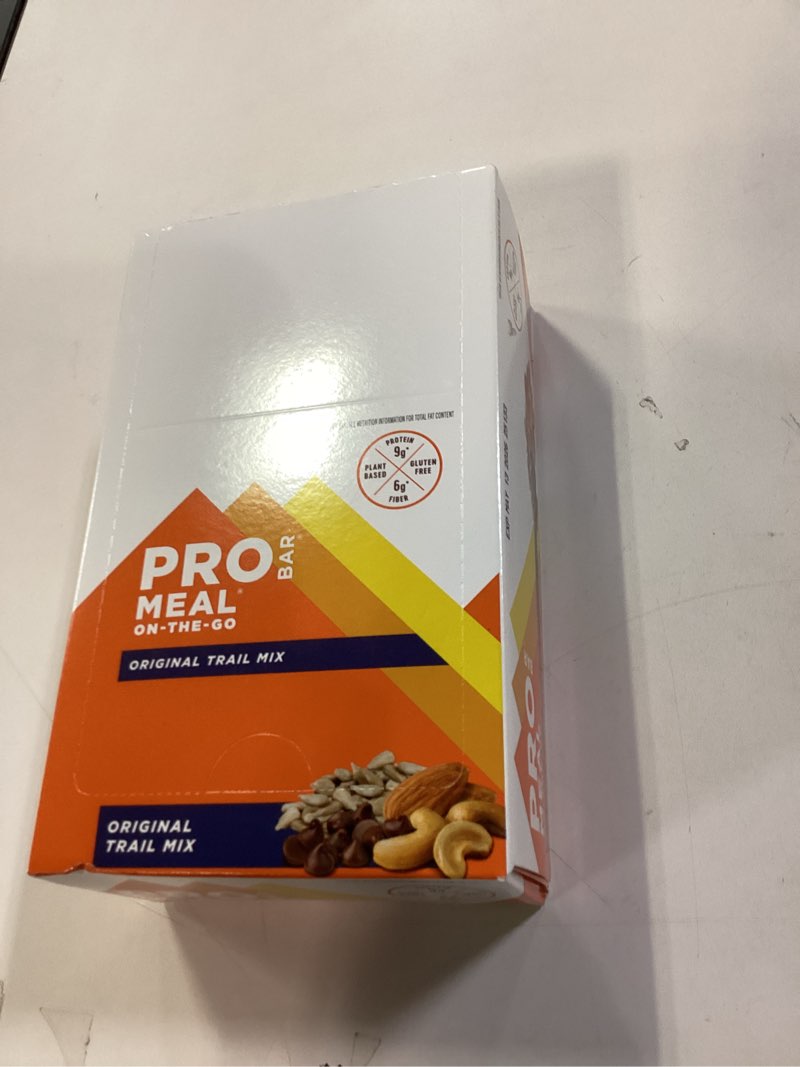Condition photo showing New/Like New for PROBAR - MEAL Bar, Original Trail Mix, Non-GMO, Gluten-Free, Healthy, Plant-Based, Whole-Food Ingredients, Natural Energy (12 Count)