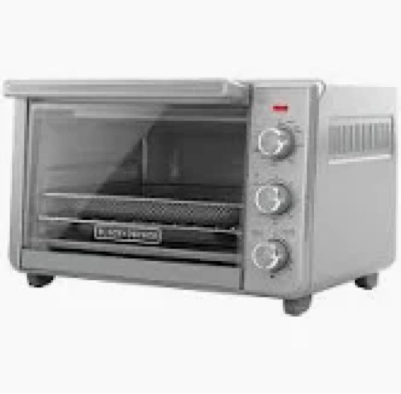 BLACK+DECKER 6-Slice Crisp 'N Bake Air Fry Toaster Oven, .78 Cubic Feet Interior