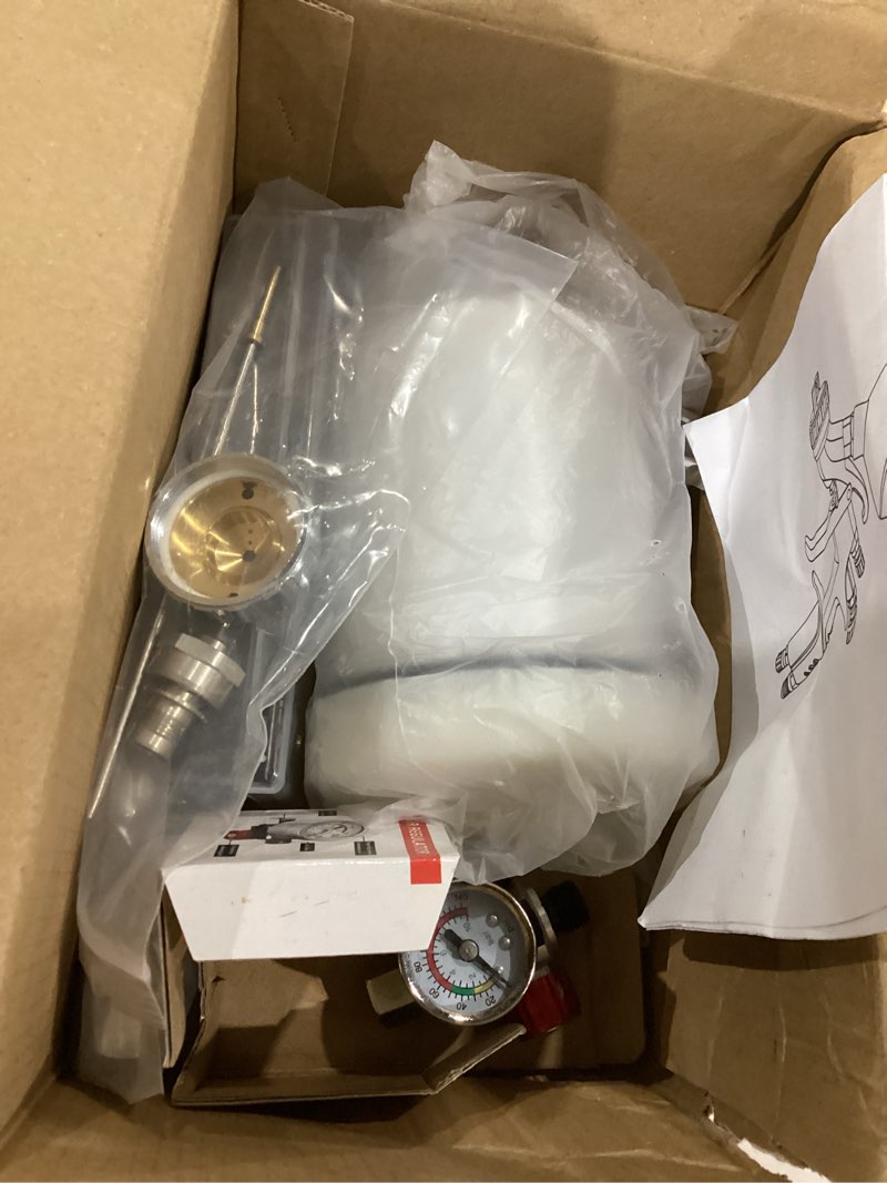 Condition photo showing New/Like New for d1 lvlp air spray gun with 1.3/1.5/1.7/2.0mm nozzles, d1 car paint guns premium kit tools, automotive paint gun sprayer for car, house painting, furniture, fence, varnish & top coat d1 with 1.3/1.5/1.7/2.0mm spray gun kit