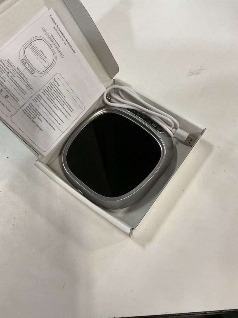 Condition photo showing New/Like New for Coffee Mug Warmer,USB Cup Warmer for Desk,Smart Electric Coffee Heating Plate,Three Adjustable Electric Drink Cup Heater for Kitchen, Travel