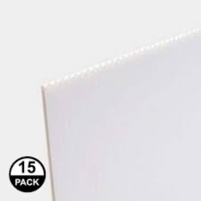 Patelai 3 Pcs 24 x 36 Inches Corrugated Plastic Sheet Corrugated Poster Board 4mm Thick Waterproof B