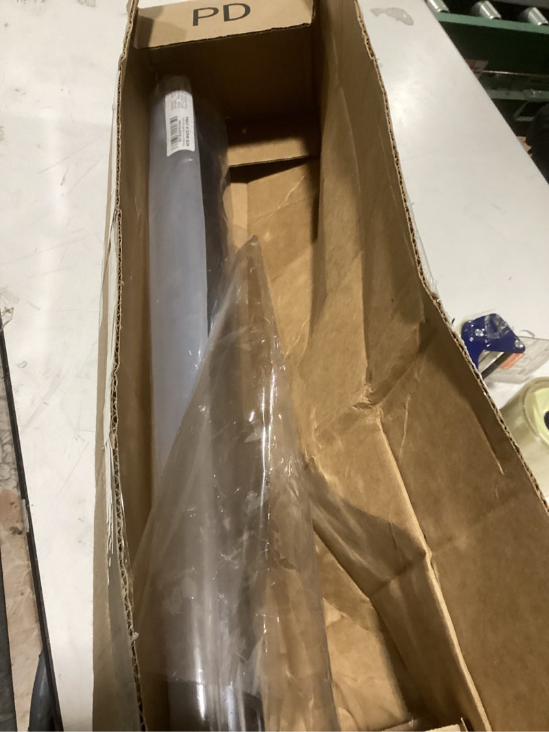 Condition photo showing As Is for wpctev one way window film daytime privacy static cling self adhesive house film glass window tint heat control mirror film blue & silver 6 mil 23.6 inch x 6.5 feet blue silver 23.6 inch x 6.5 feet