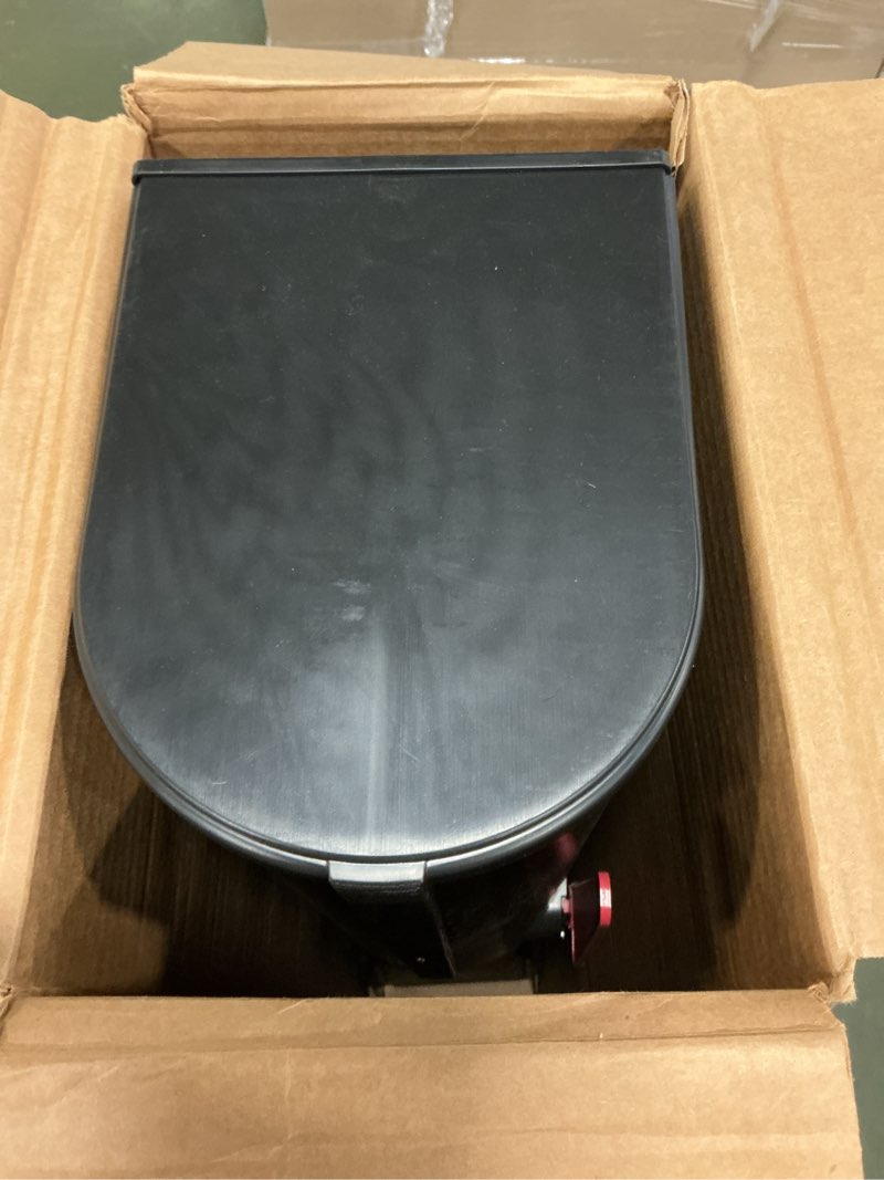 Condition photo showing As Is for Postal Pro Piedmont Plastic Large Mailbox Black with Post