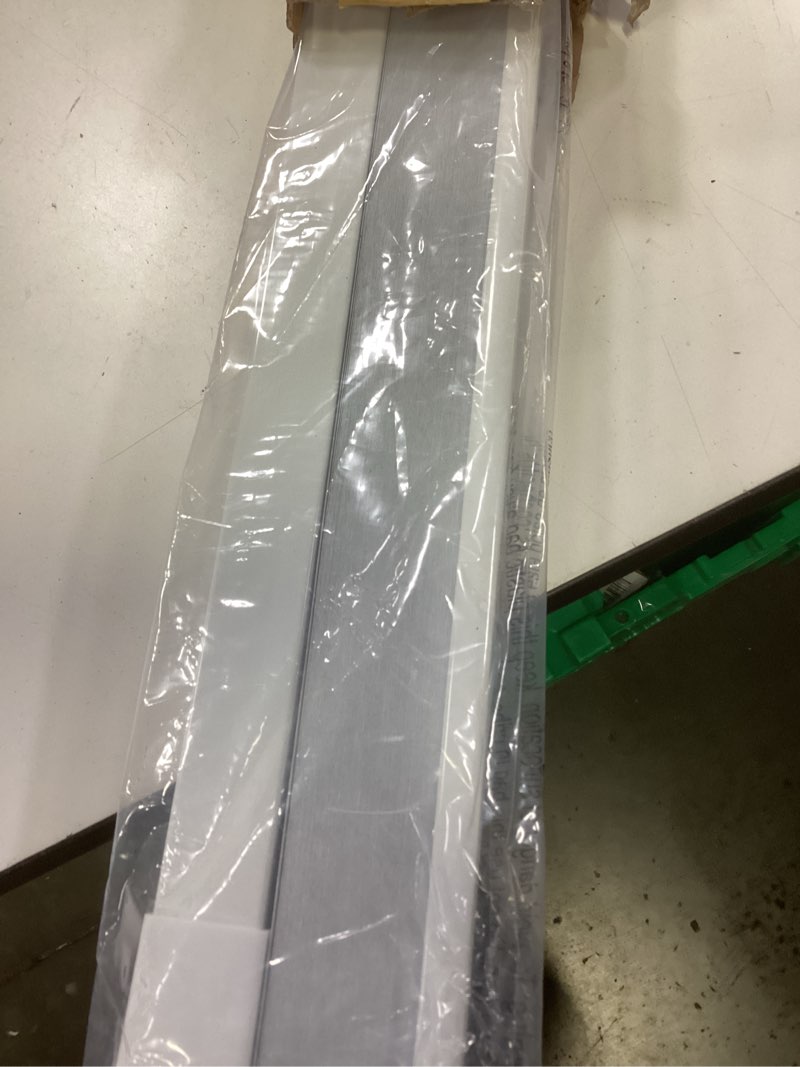 Condition photo showing Good Condition for lazblinds cordless cellular shades, no tools no drill blackout honeycomb shades pleated blinds for windows, 34" w x 64" h, silver white blackout-silver white 34'' w x 64'' h