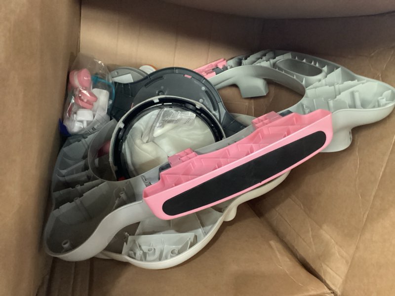 Condition photo showing Good Condition for Storkcraft 3-in-1 Activity Walker and Rocker with Jumping Board and Feeding Tray, Interactive Walker for Toddlers and Infants, Pink Pink Walkers