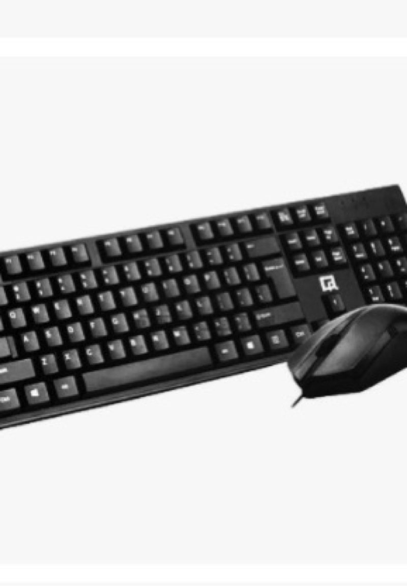 generic qr-70 wired keyboard with optical mouse