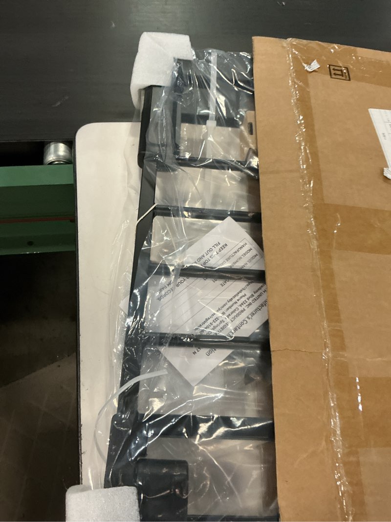 Condition photo showing Good Condition for babelio baby gate for doorways and stairs, 26-31" pet gate with wide walk thru door and lock indicator, no drill pressure mounted safety gate with double lock and self-closing, black black 26-31"w, 30"h